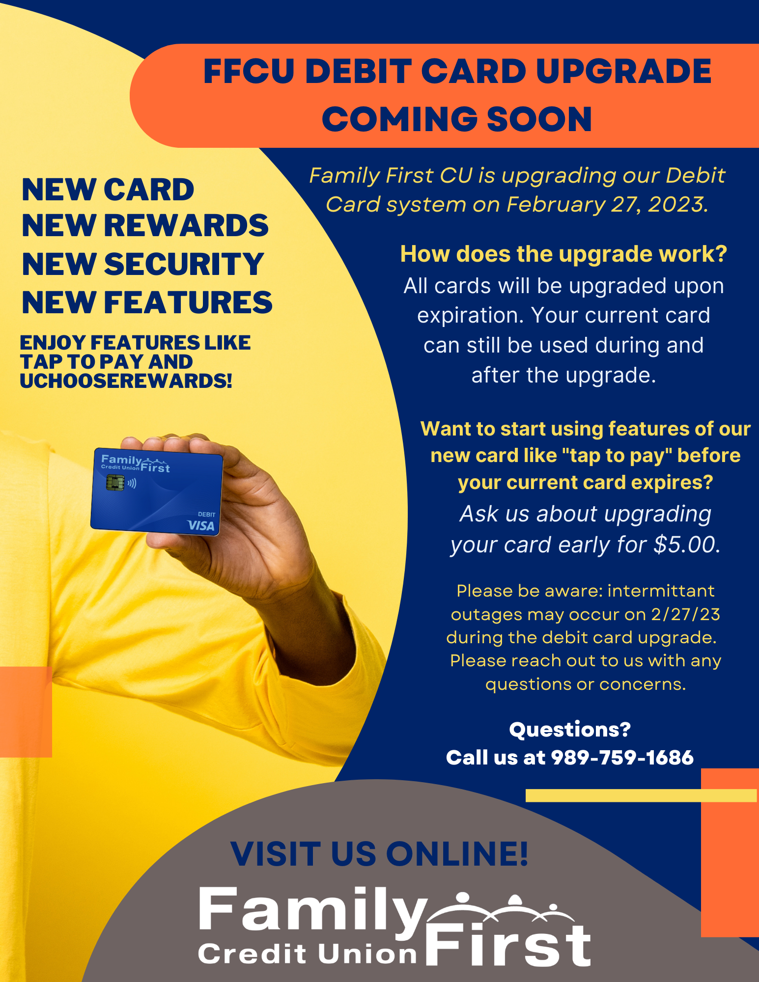 Debit Upgrade Flyer